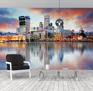 Bild på London skyline
